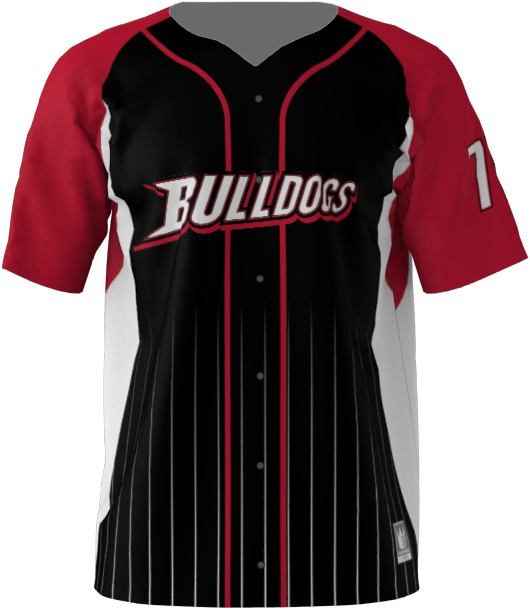 Bulldogs Team Jersey Design PNG image