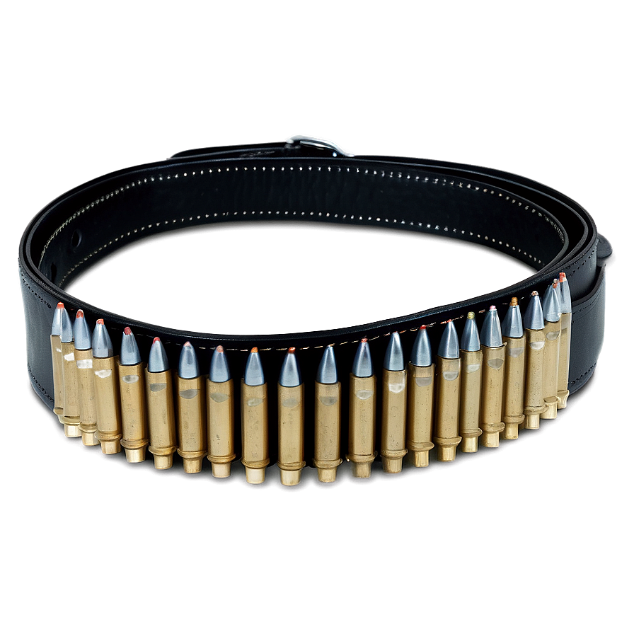 Bullet Belt On Black Png Isa PNG image