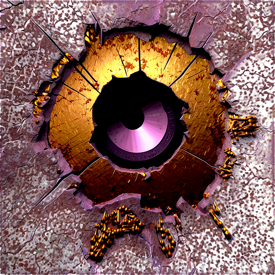 Bullet Hole In Concrete Png 71 PNG image