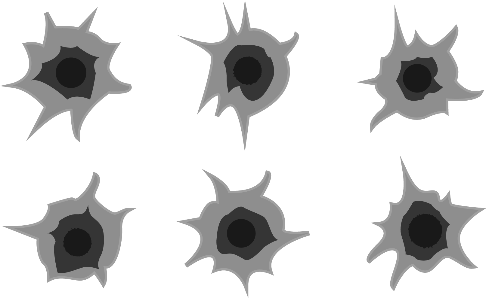 Bullet Holes Pattern PNG image