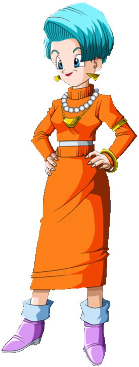 Bulma Classic Orange Dress D B Z PNG image