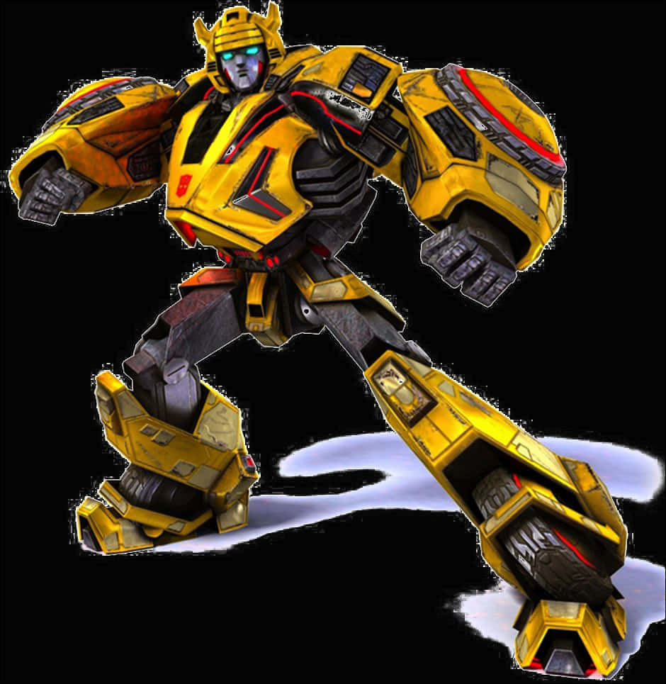 Bumblebee Transformers Robot Character PNG image
