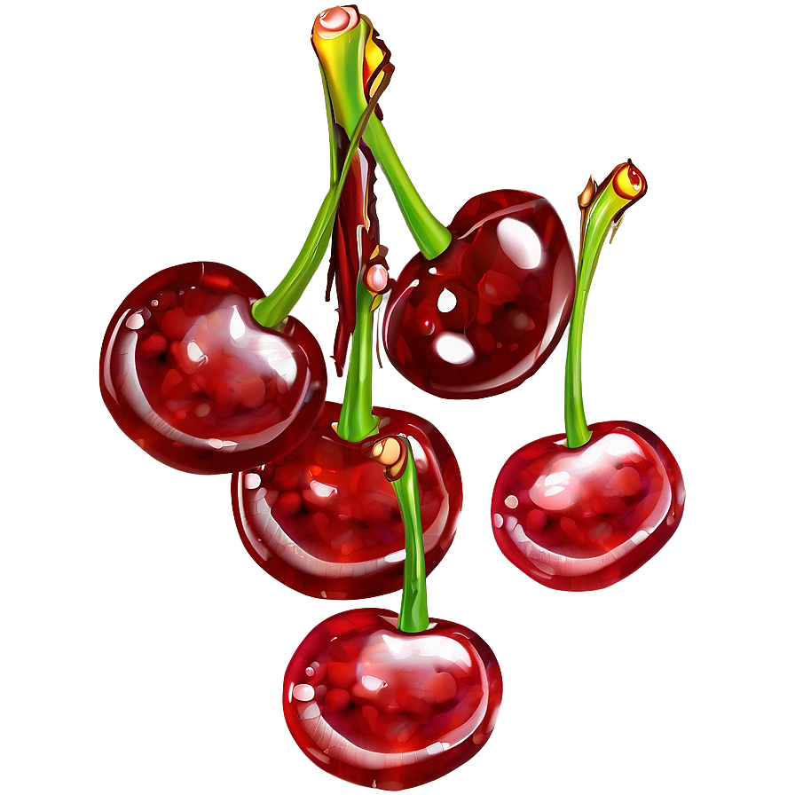 Bunch Of Cherries Png 98 PNG image