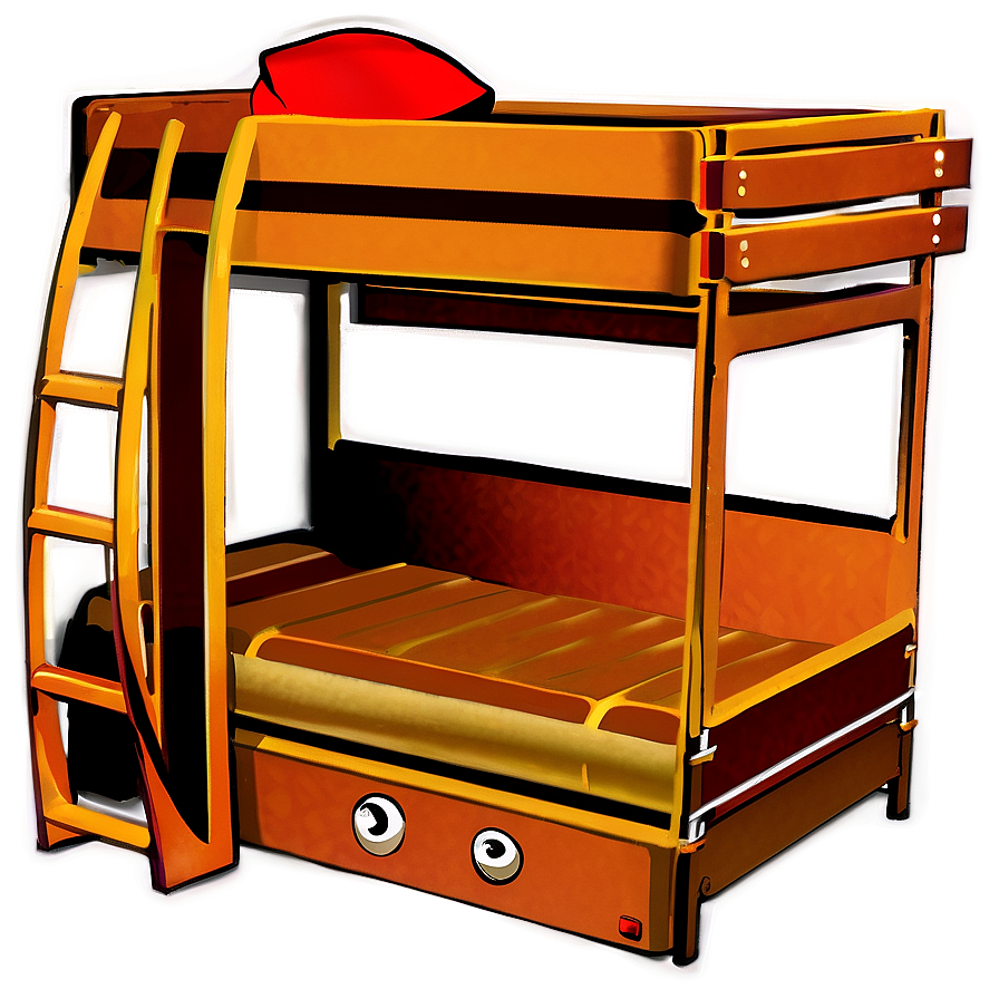 Bunk Bed For Girls Png 06132024 PNG image