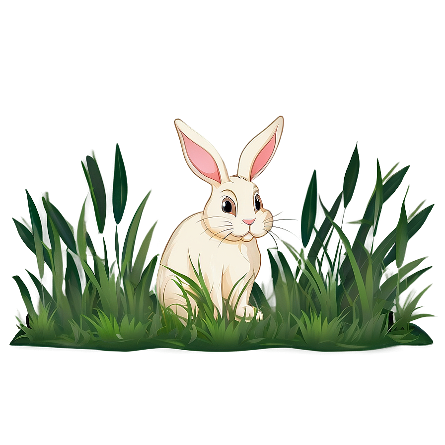 Bunny In Grass Png Tcp15 PNG image