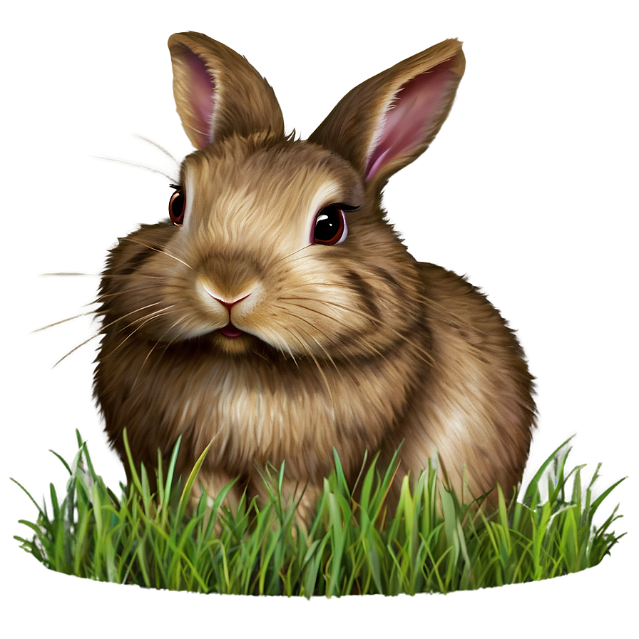 Bunny In Grass Png Vsh PNG image