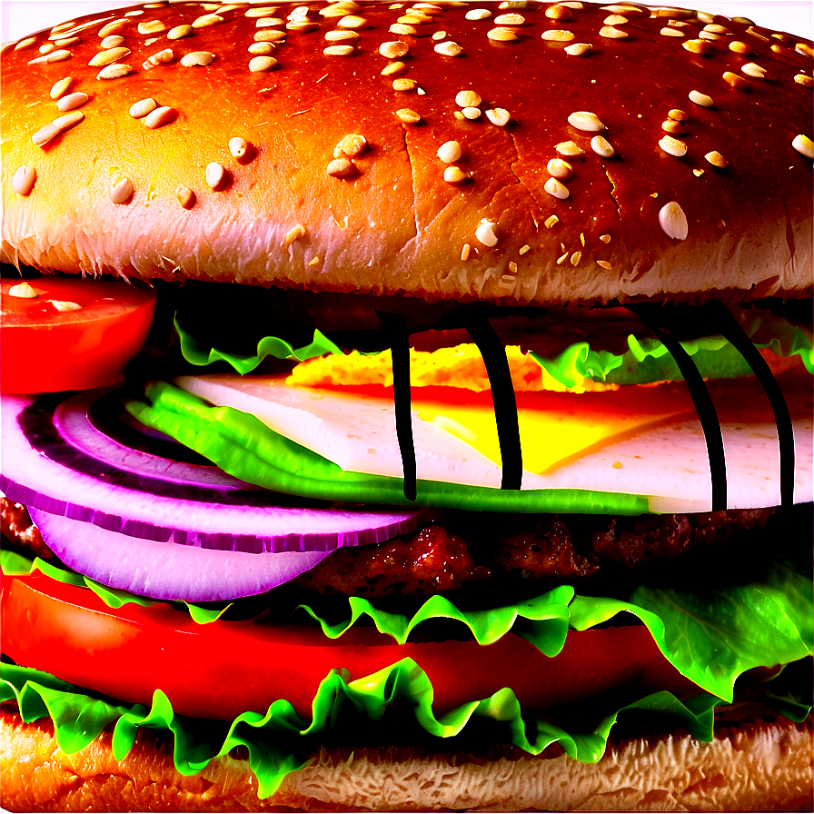 Burger D PNG image