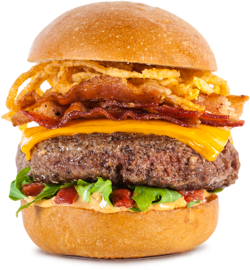 Burger King Bacon Cheeseburger Deluxe PNG image