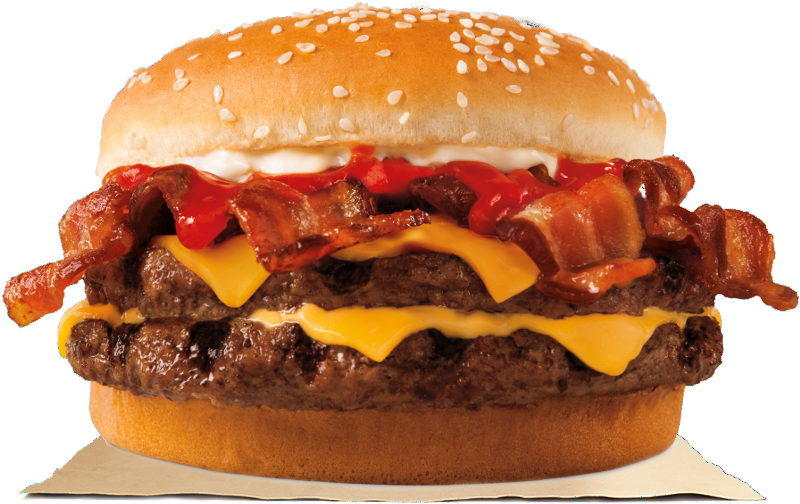 Burger King Bacon Cheeseburger Deluxe PNG image