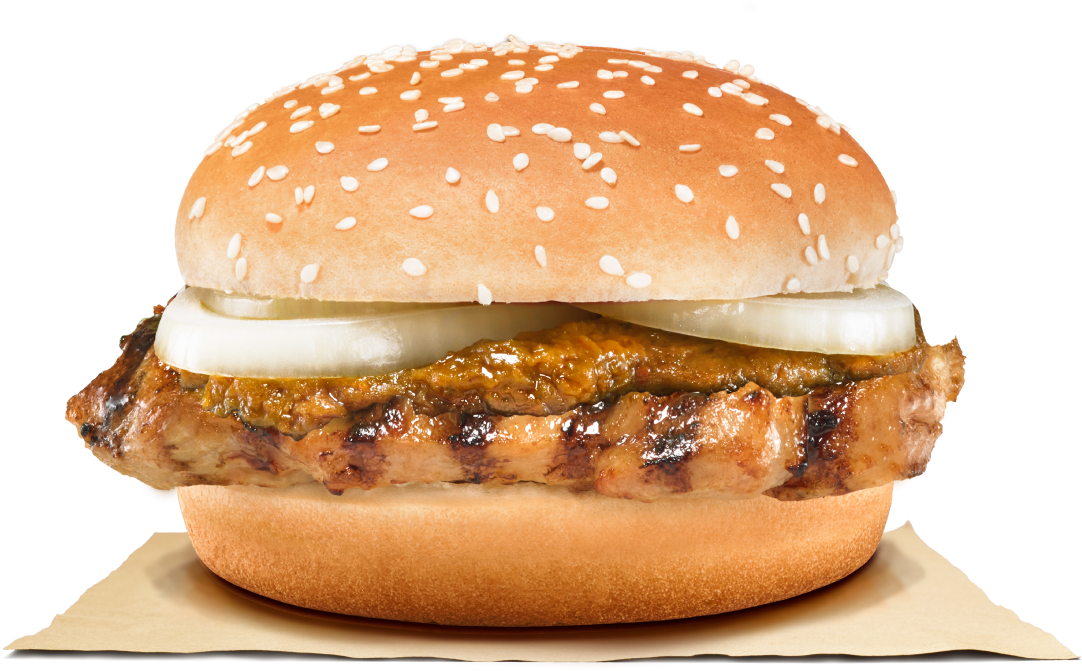 Burger King Classic Grilled Burger PNG image