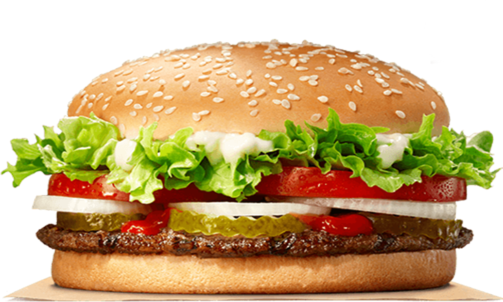 Burger King Classic Whopper PNG image