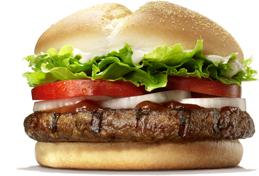 Burger King Classic Whopper Sandwich PNG image