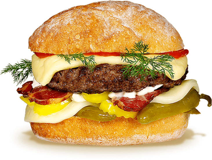 Burger King Gourmet Burger PNG image