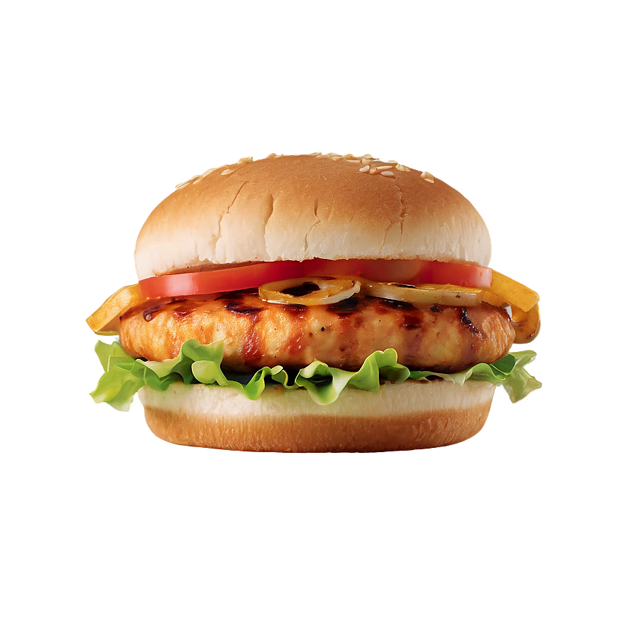 Burger King Grilled Chicken Sandwich Png Ded32 PNG image