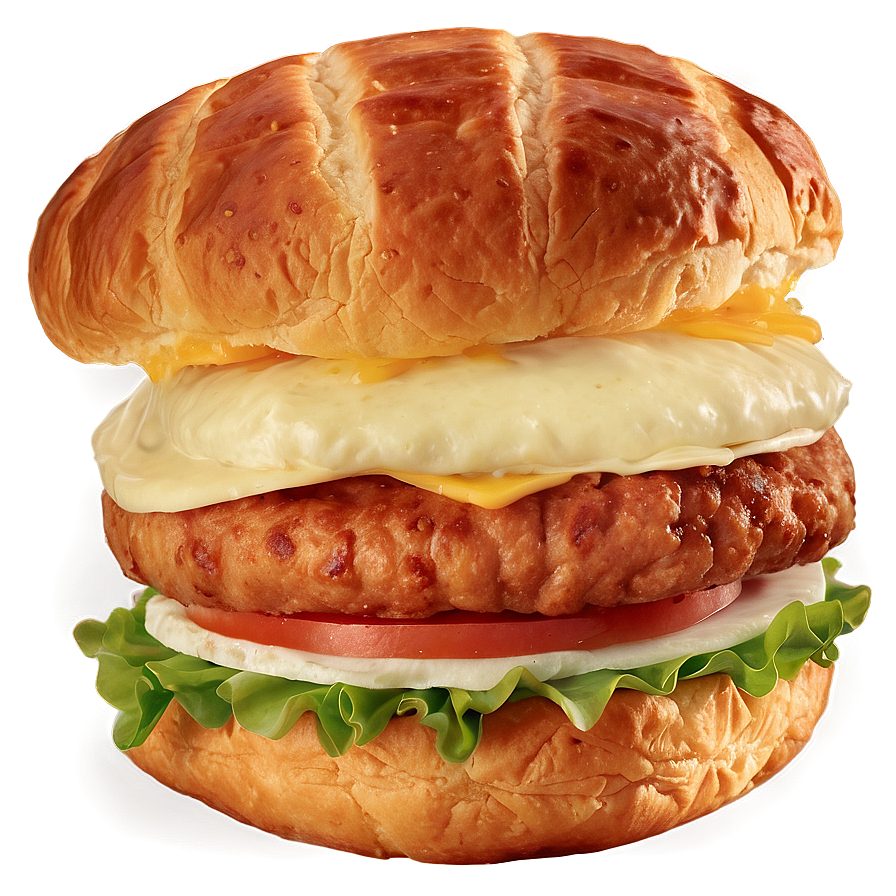 Burger King Sausage Croissan'wich Png 05212024 PNG image