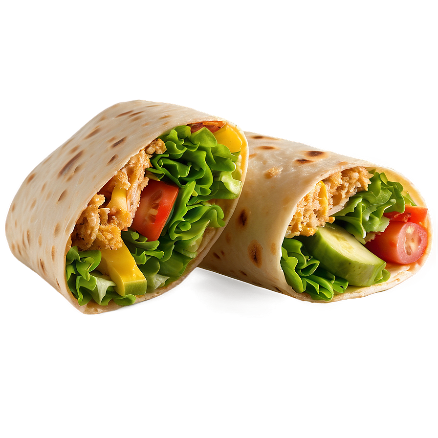 Burger King Veggie Wrap Png 05212024 PNG image