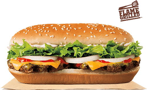 Burger King Whopper Sandwich PNG image