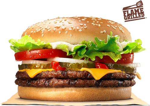 Burger King Whopper Sandwich PNG image