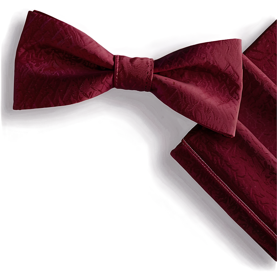 Burgundy Bow Tie Elegance Png Aoy PNG image