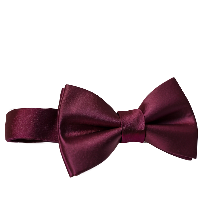 Burgundy Bow Tie Elegance Png Hog50 PNG image