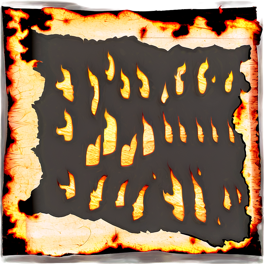 Burned Paper Clipart Png 06122024 PNG image