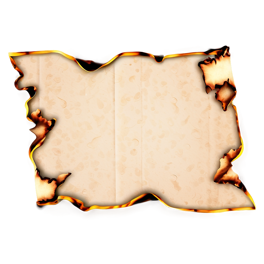 Burned Paper Effect Graphic Png 06122024 PNG image