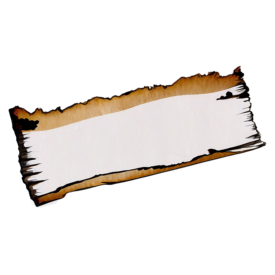 Burned Paper Scrapbook Png 25 PNG image