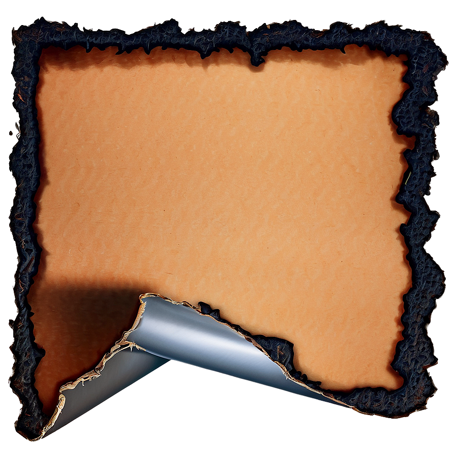 Burned Paper Scrapbook Png Wnh PNG image