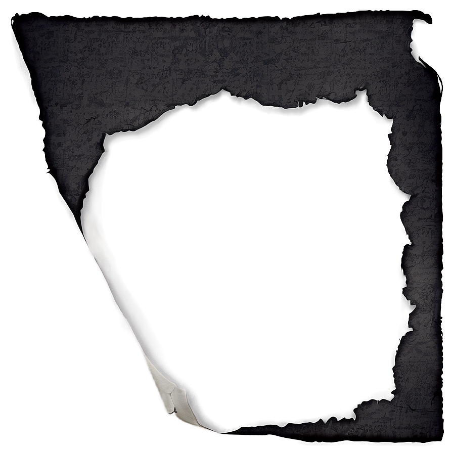 Burned Paper Template Png Tqo1 PNG image