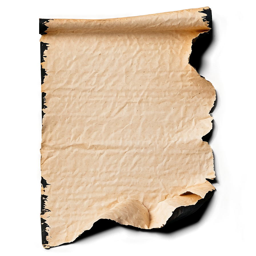 Burned Paper Texture Png 06122024 PNG image