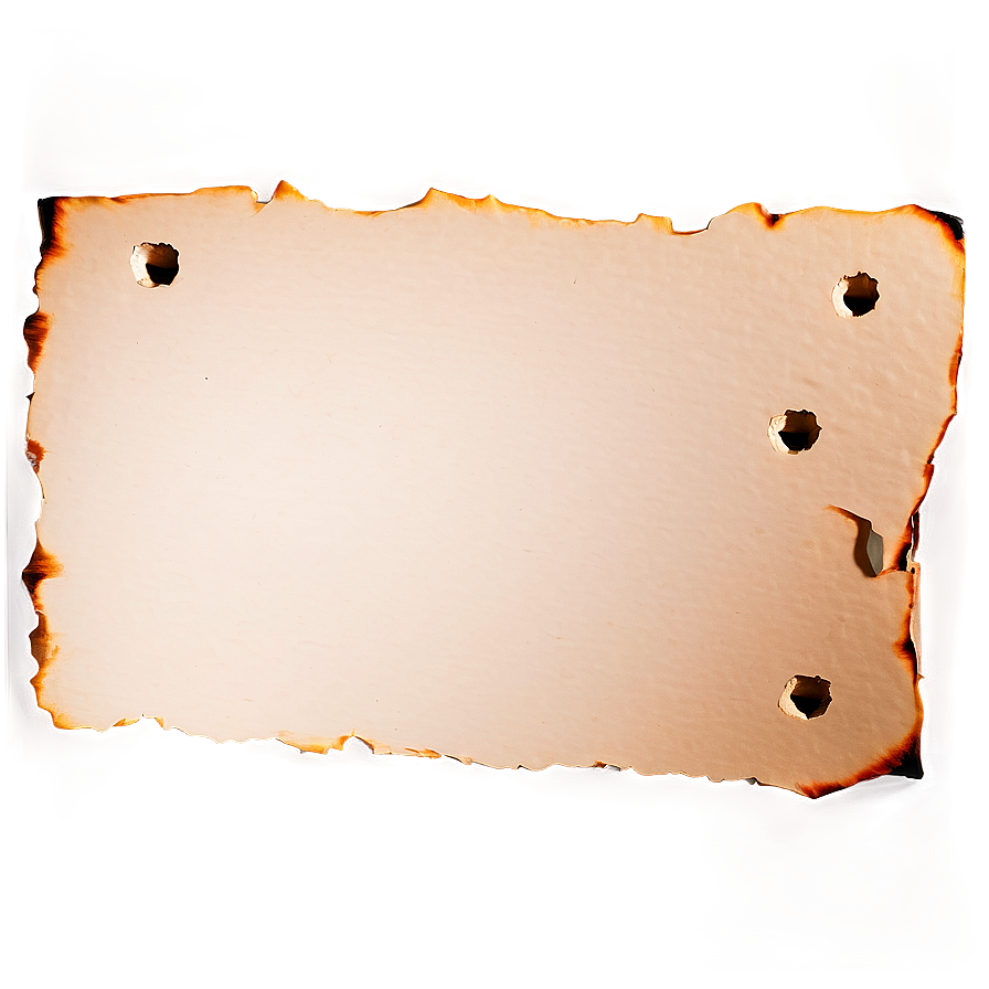 Burned Paper With Holes Png Ipx35 PNG image