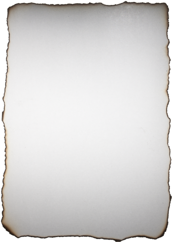 Burnt Edge Blank Paper Texture PNG image