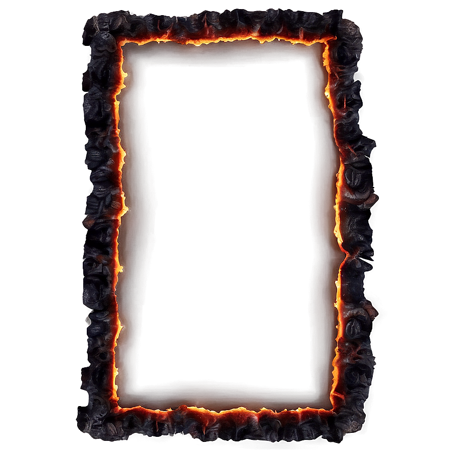 Burnt Edge Border Png 45 PNG image