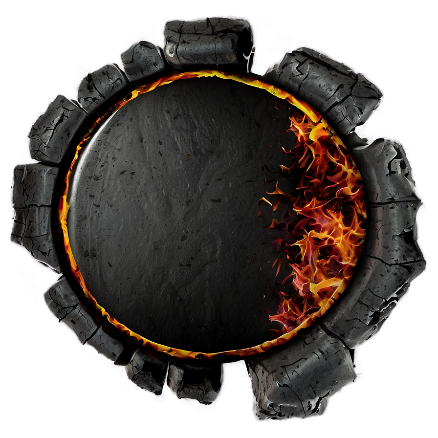 Burnt Edges Distress Png Dgm PNG image