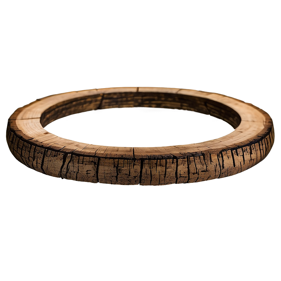 Burnt Wood Circle Look Png 06282024 PNG image