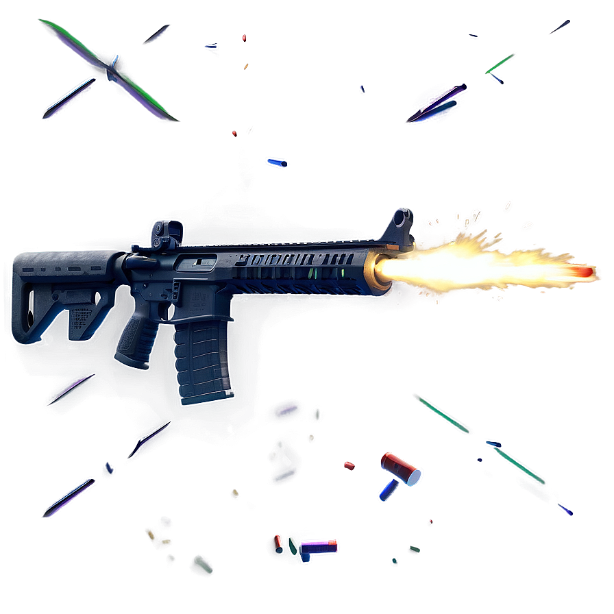 Burst Fire Gunshot Png 7 PNG image