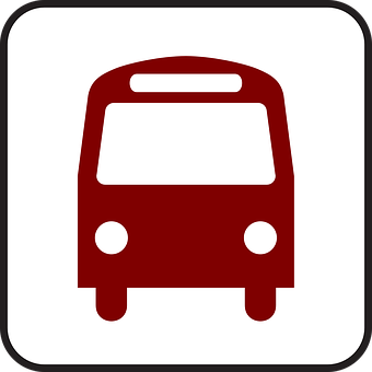 Bus Sign Icon PNG image