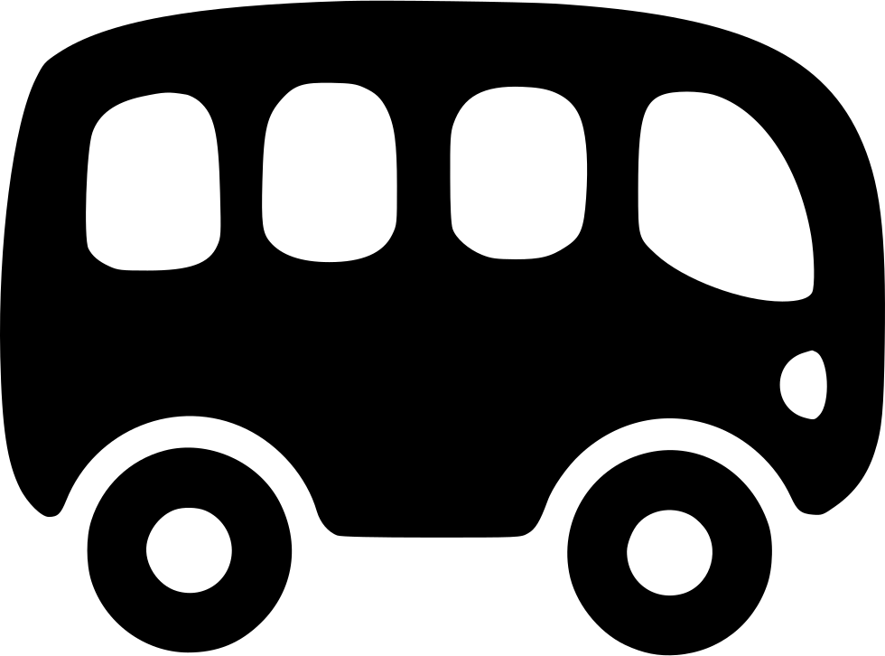 Bus Silhouette Graphic PNG image