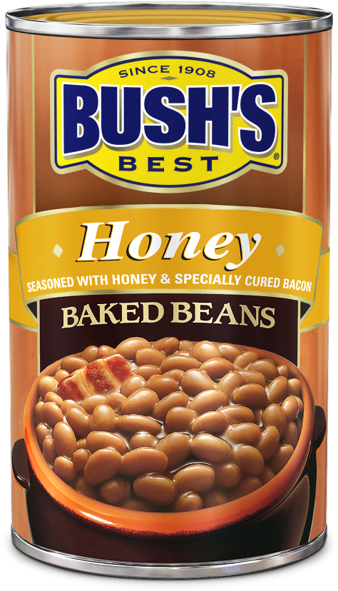 Bushs Honey Baked Beanswith Bacon PNG image