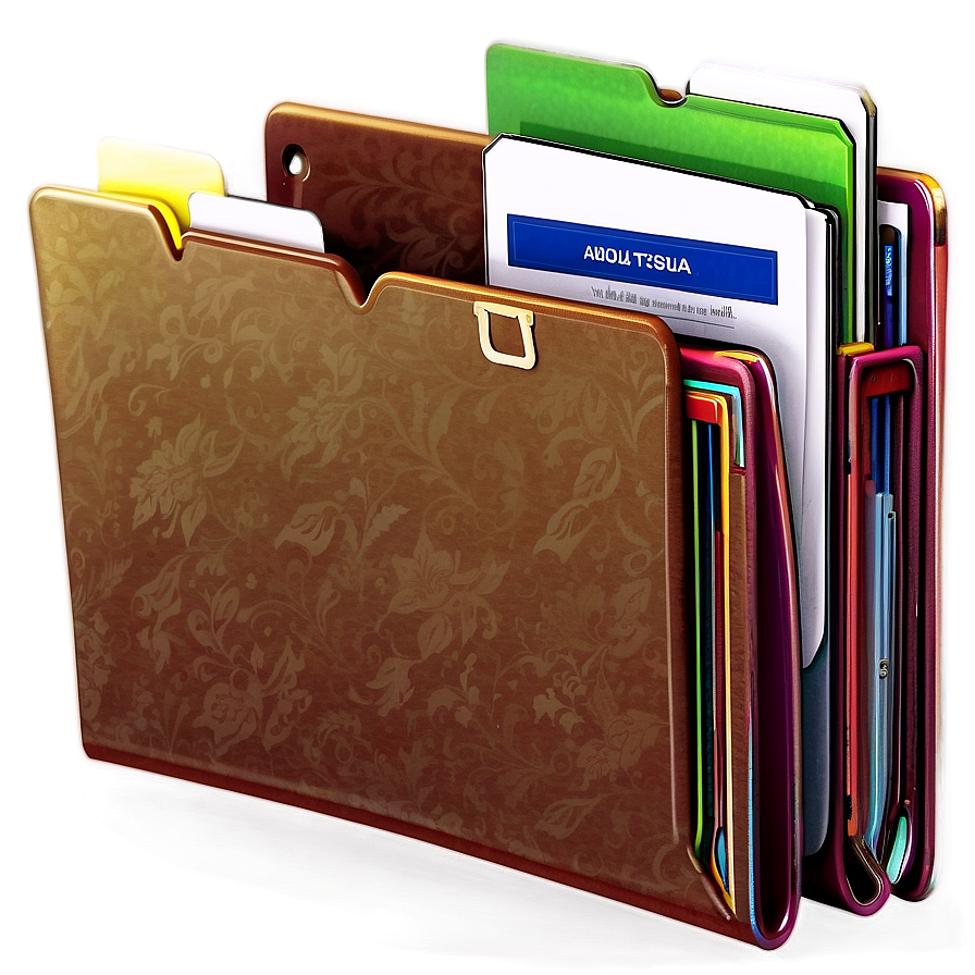 Business File Folder Png 06132024 PNG image