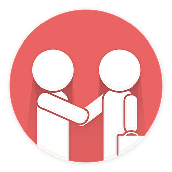 Business Handshake Icon PNG image