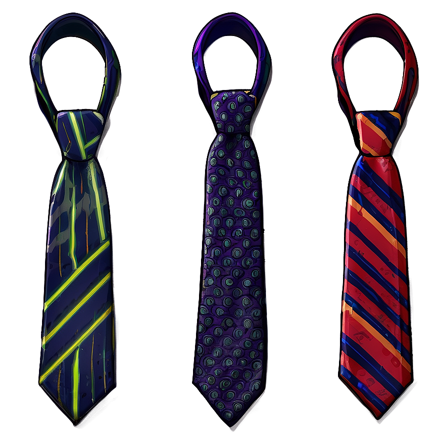 Business Necktie Collection Png 12 PNG image