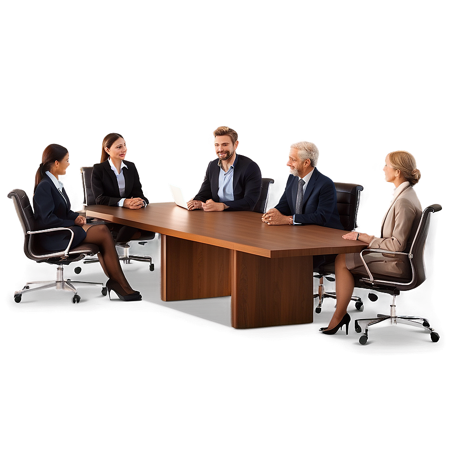 Business People Sitting In Conference Room Png 05252024 PNG image