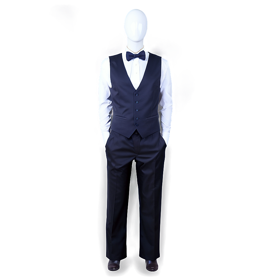 Business Suit With Vest Png 06212024 PNG image