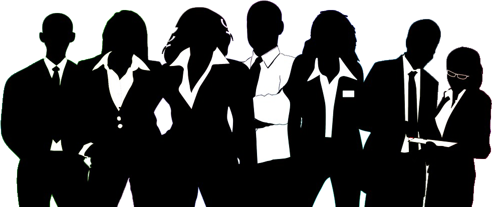 Business Team Silhouettes PNG image