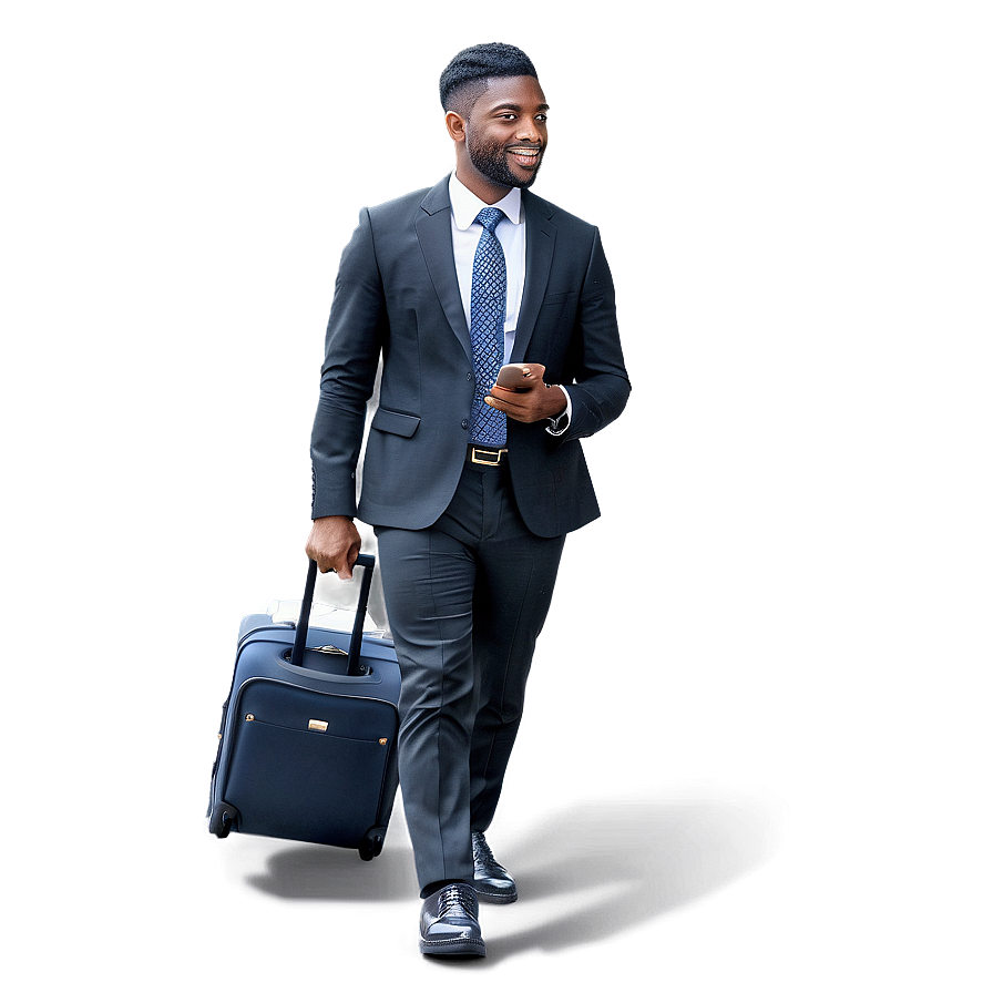 Businessman On The Go Png Doh PNG image