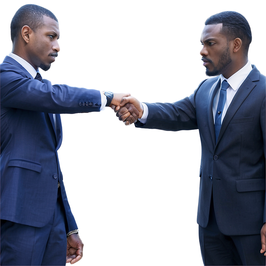 Businessmen Handshake Agreement PNG image