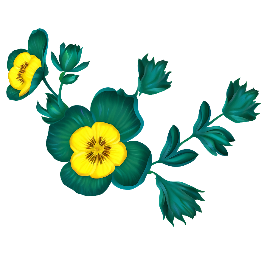 Buttercup Pattern Png Qve PNG image