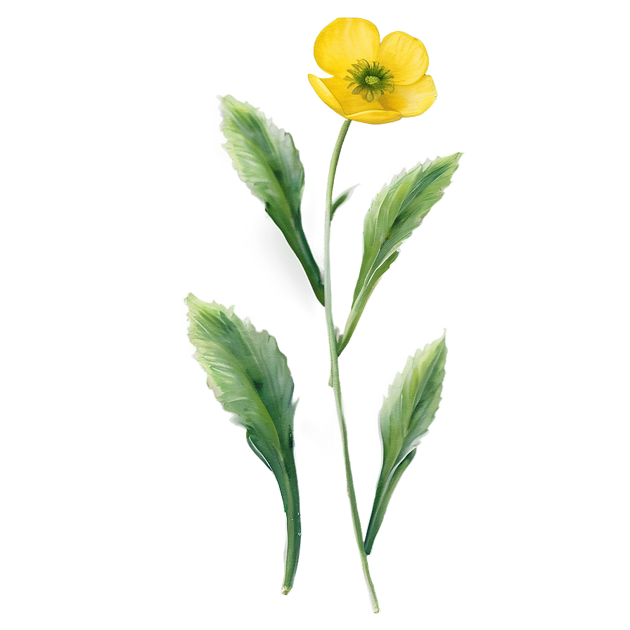 Buttercup Watercolor Png 45 PNG image