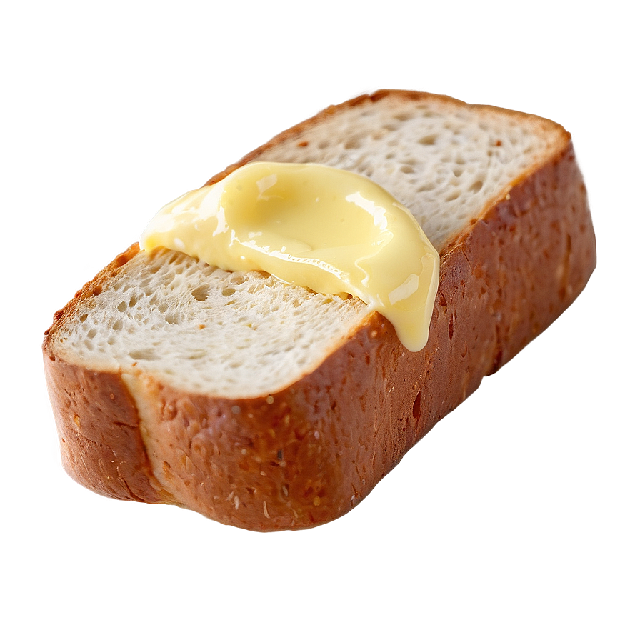 Buttered Bread Slice Png Mex PNG image